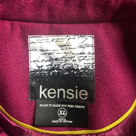 Kensie Hooded Wool Peacoat - Picture 4 of 5